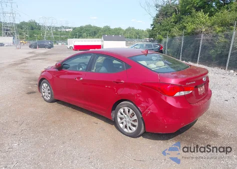 2012 Hyundai Elantra Gls (Ulsan Plant) from USA, damaged, VIN KMHDH4AE7CU461684